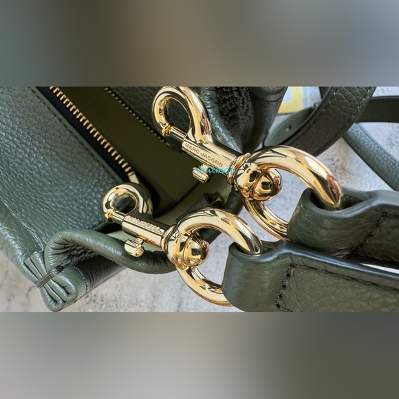 EUC - Marc Jacobs The Leather Tote Bag Small - Bronze Green - Picture 9 of 9